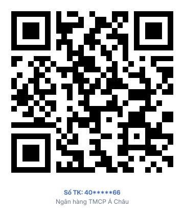 Mã QR chuyển khoản ACB